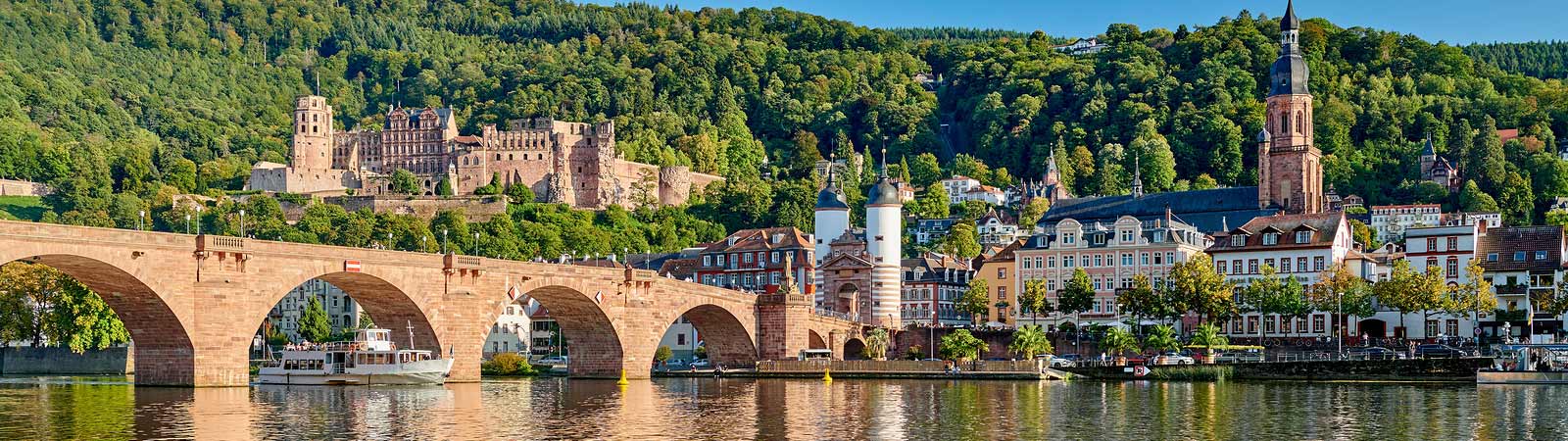 Panoramic view of the Danube river on an escorted vacation to Germany
